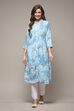 Coral LIVA Straight Printed Kurta image number 1