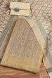 Pink Cotton Machine-Embroidered Unstitched Suit Set image number 0