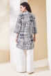 Black Viscose Rayon Straight Kurta image number 3