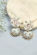 Light Blue Brass Earrings image number 0