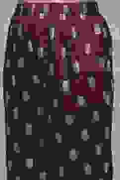 Purple Viscose Dupion Printed Straight Suit Set image number 2