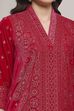 Pink Polyester Straight Printed Kurta Pants Set image number 1