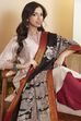 Black Chennur Silk Kalamkari- Inspired Dupatta image number 1