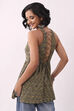 Green Cotton Regular Short Kurti image number 5