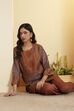 Blue Viscose Blend Straight Kurta image number 1
