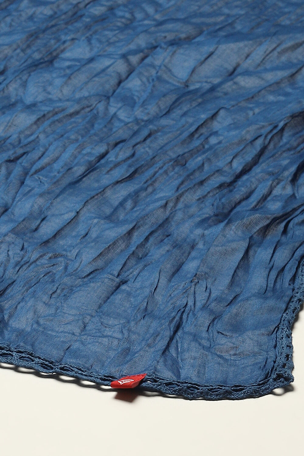 Sky Blue Cotton Dupatta image number 1