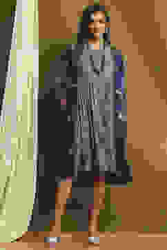 Blue Rayon Straight Set image number 5