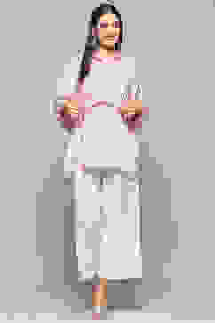 Dull Rose Rayon Straight Kurti image number 0