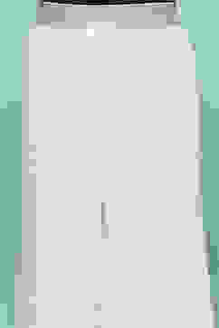 Ivory Cotton Solid Pants image number 1