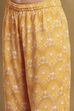 Yellow Printed Kalidar Suit Set image number 2