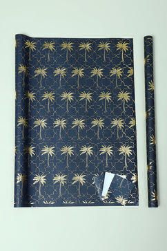 Navy Blue Gift Wrapping Paper image number 3
