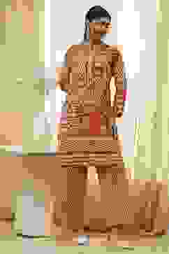 Rust Pure Cotton Printed Kurta Set image number 0