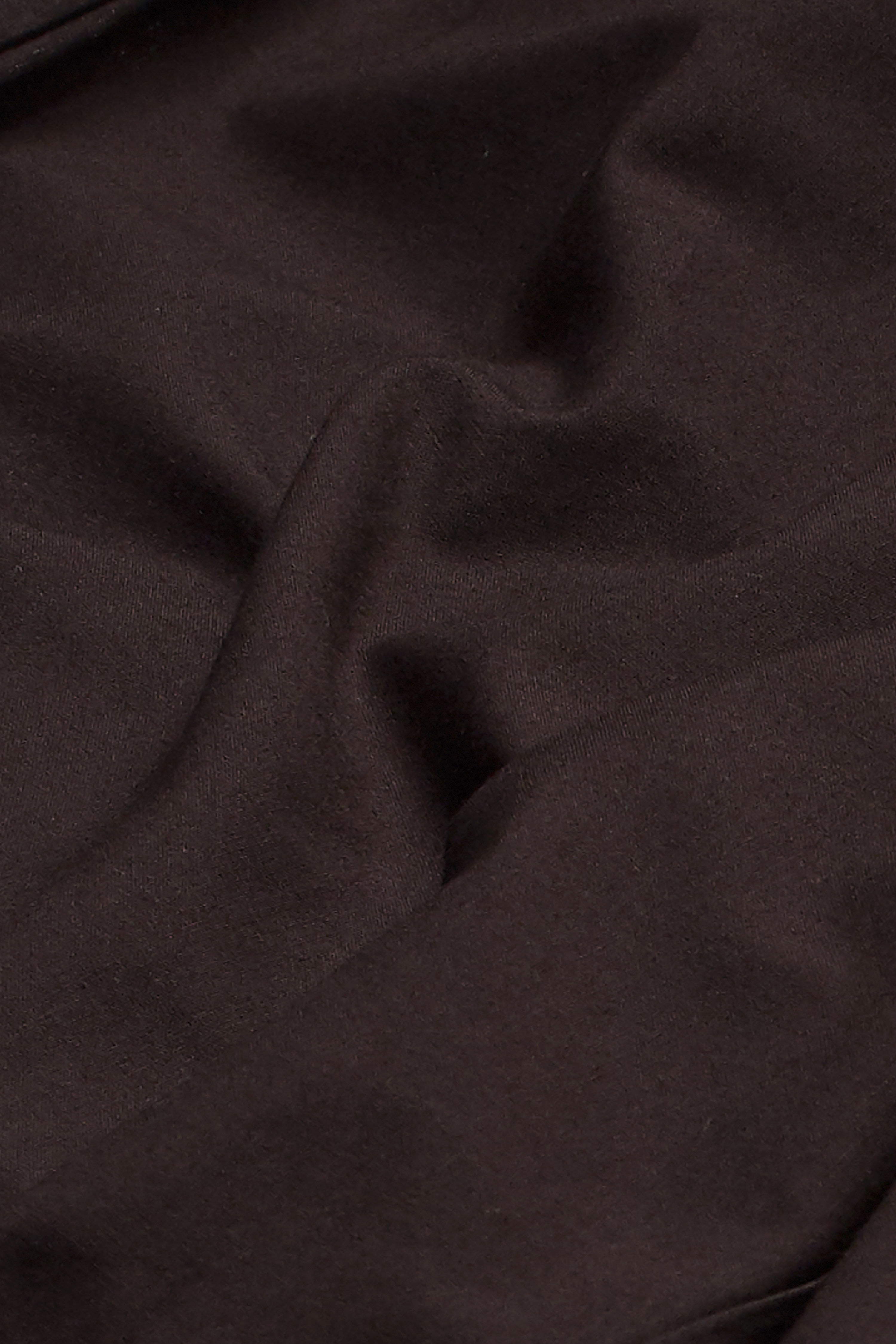 Chocolate Cotton Straight Palazzos image number 2