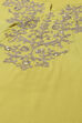 Lime Green Rayon flax Narrow Kurta Pant Suit Set image number 1