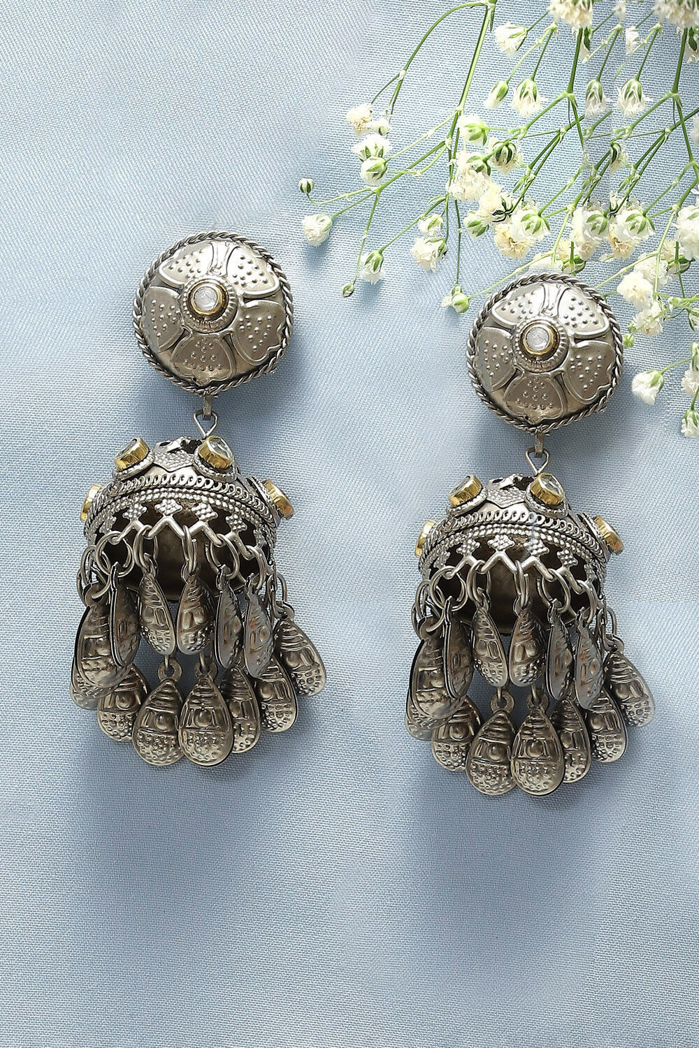 Oxidised gold 2025 earrings