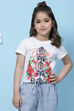 White Cotton Printed Top image number 0