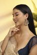 Pearl Gold Plated Brass Chaandbali Earrings image number 3