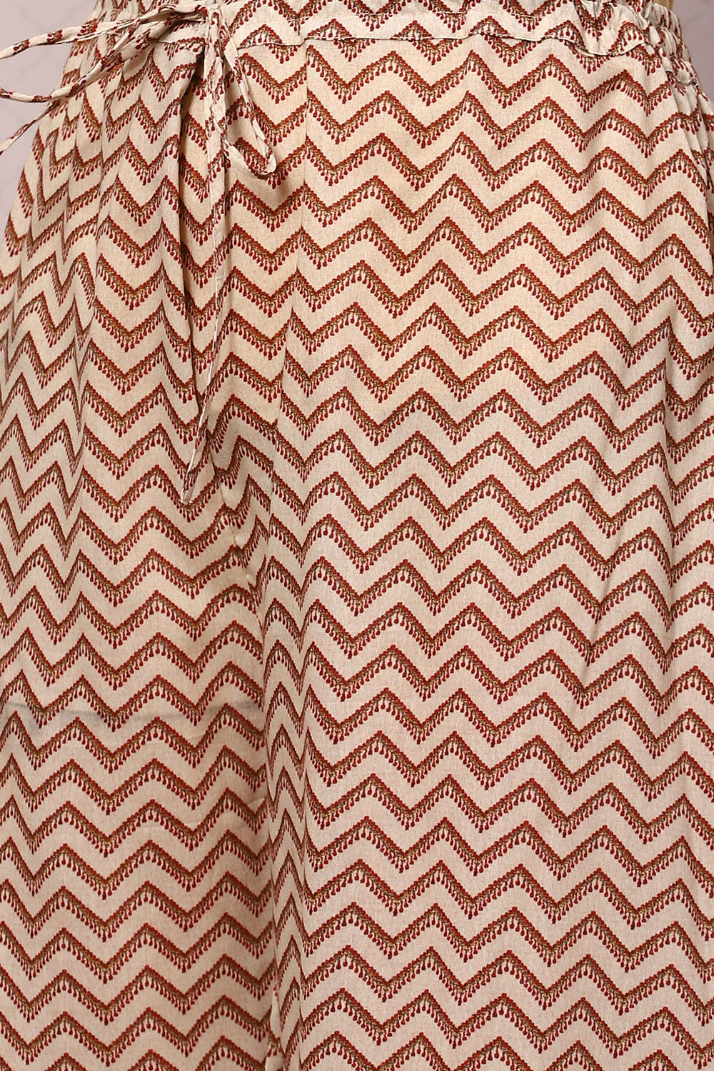 Beige Polyester Kaftan Set image number 2