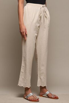 Natural Cotton Flax Pants image number 3