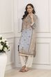 Beige Viscose Straight Kurta image number 0