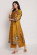 Mustard A Line Kurta image number 0