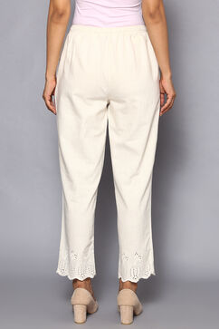 Natural Cotton Ankle Length Pants image number 5