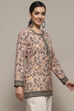 Blue Polyester Straight Kurti image number 5