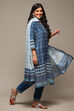 Earthy Green Viscose Straight Kurta Pants Suit Set image number 6