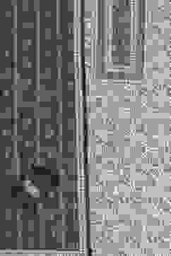 Navy Blue Chanderi Hand Embroidered Unstitched Suit Set image number 1