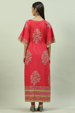Pink Cotton Printed Nightwear image number 4