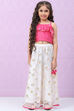 Peach Art Silk Layered Lehenga Set image number 0