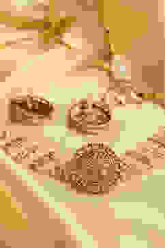 Champagne Alloy Necklace Set image number 1