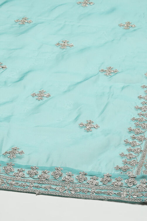 Coral Polyester Straight Kurta Salwar Suit Set image number 3