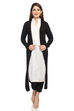 Maroon Viscose Front Open Printed Shrug image number 0
