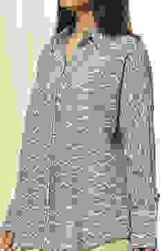 Green Cotton Printed Straight Shirt image number 1