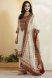 Green Viscose Rayon Printed Straight Kurta Set image number 4