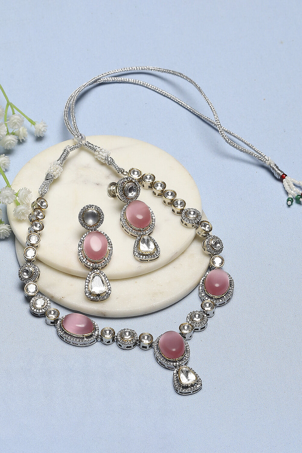 Light Pink Brass Drop & Danglers image number 0
