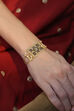 Gold Black Brass Bracelet image number 1