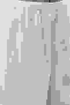 White and Red Cotton Asymmetric Suit Set image number 2