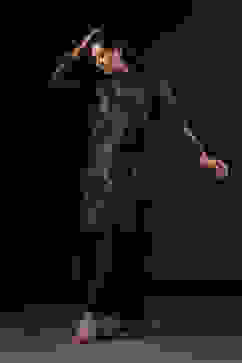 Rohit Bal Black Cotton Silk Straight Printed Kurta Set image number 7