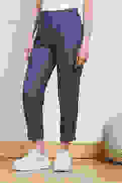 Light Blue Tencel Yarndyed Narrow Pant image number 2