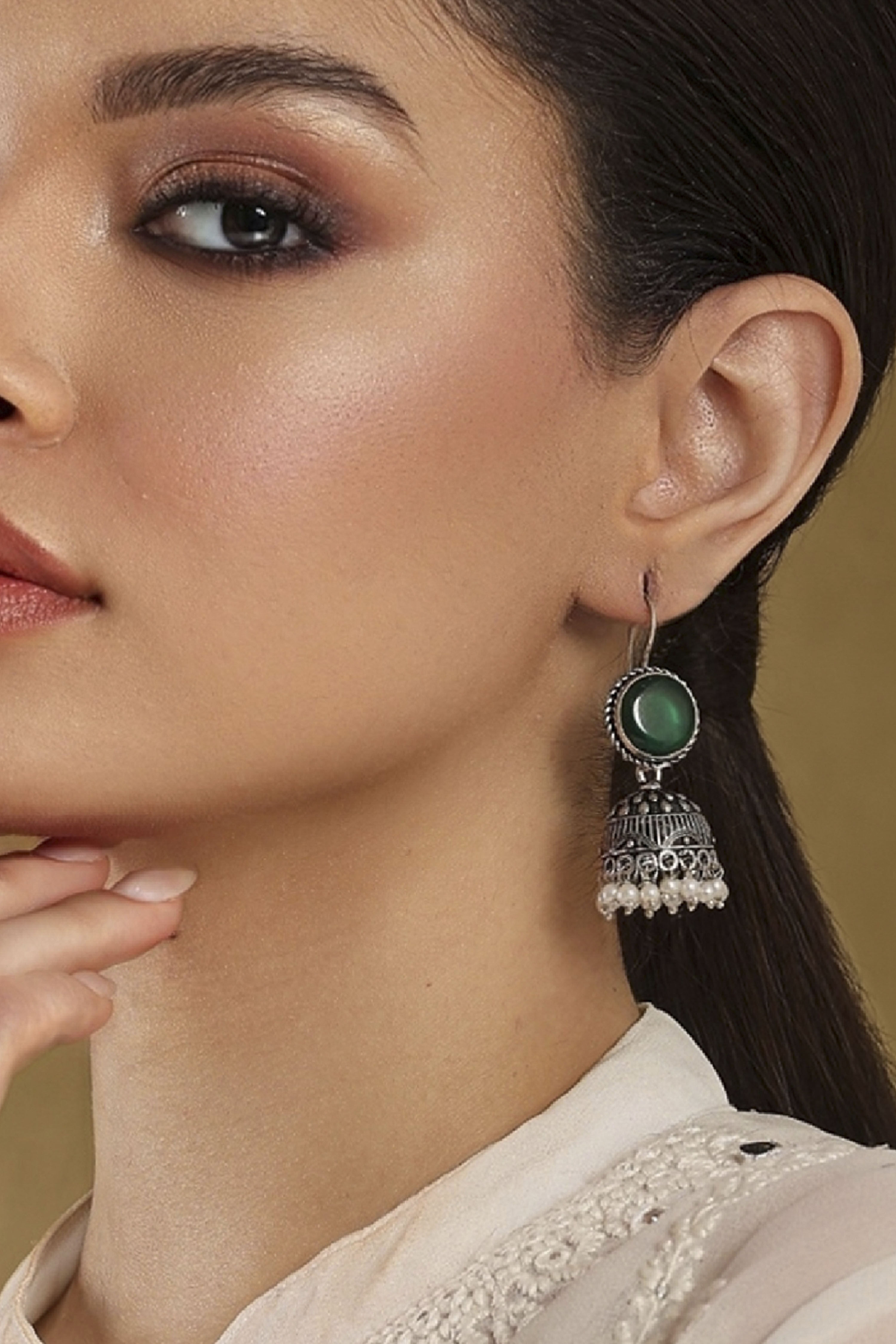 Green Brass Studs image number 1