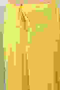 Yellow Solid Kalidar Kurta Regular Pants Suit Set image number 2