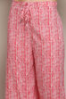 Coral Pink Rayon Straight Suit Set image number 2