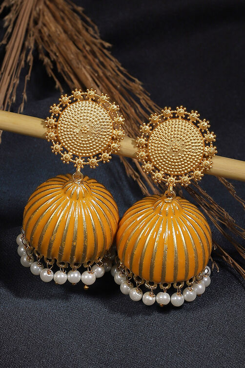 Yellow Earrings image number 0