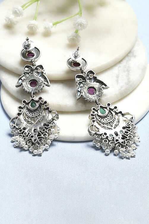 Multicolour Brass Drop & Danglers image number 2