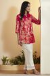 Off-White Viscose Rayon Solid Straight Palazzo image number 0
