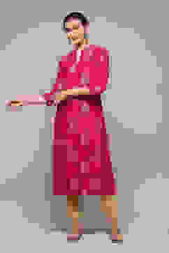 Bery LIVA Straight Printed Kurta image number 0