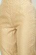 Beige Polycotton Pants image number 1