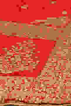 Red LIVA Straight Kurta Salwar Kurta Salwar Suit Set image number 3